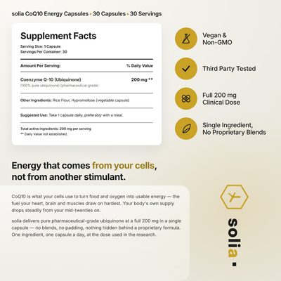 CoQ10 Cellular Energy Capsules